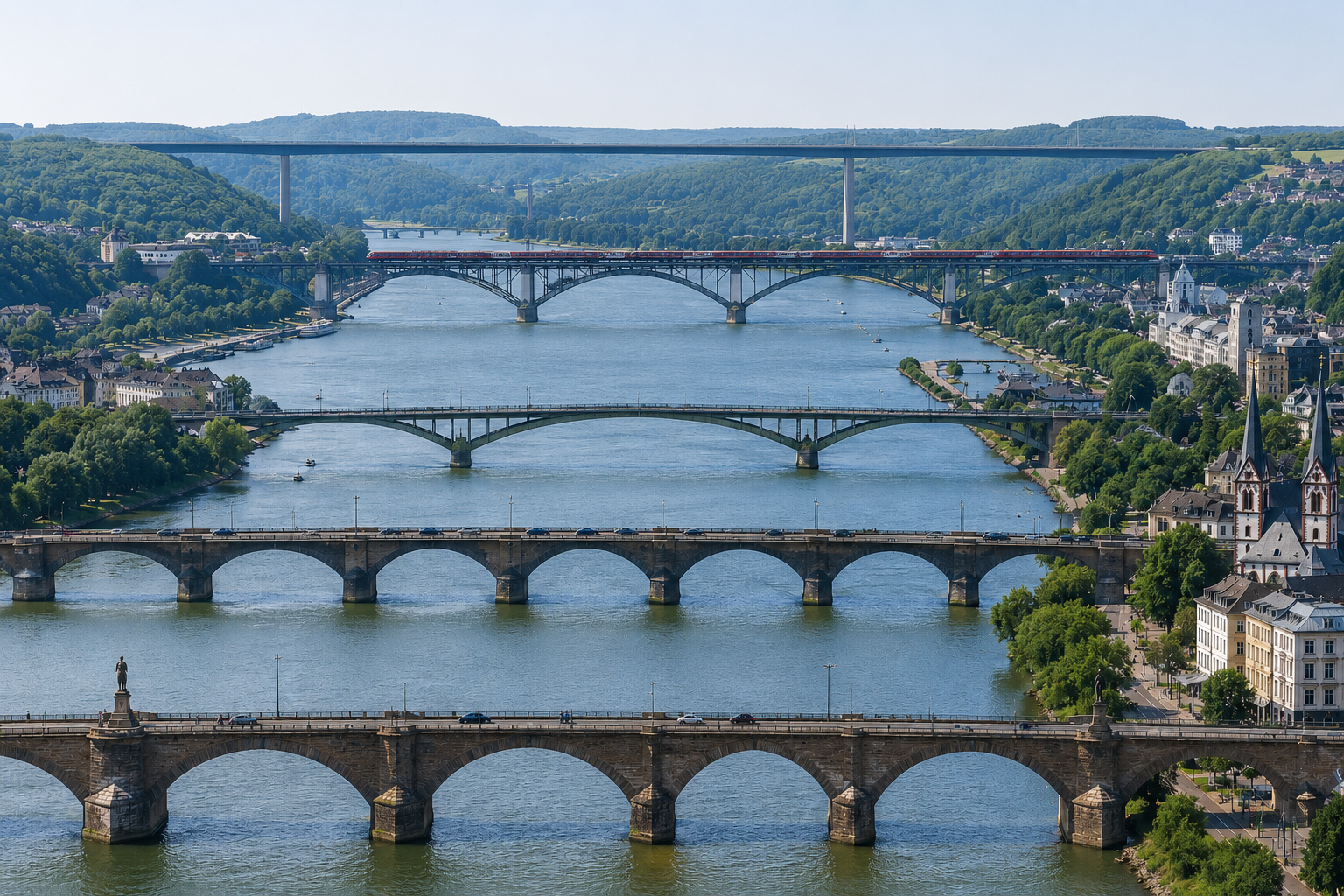 Modern bridge construction